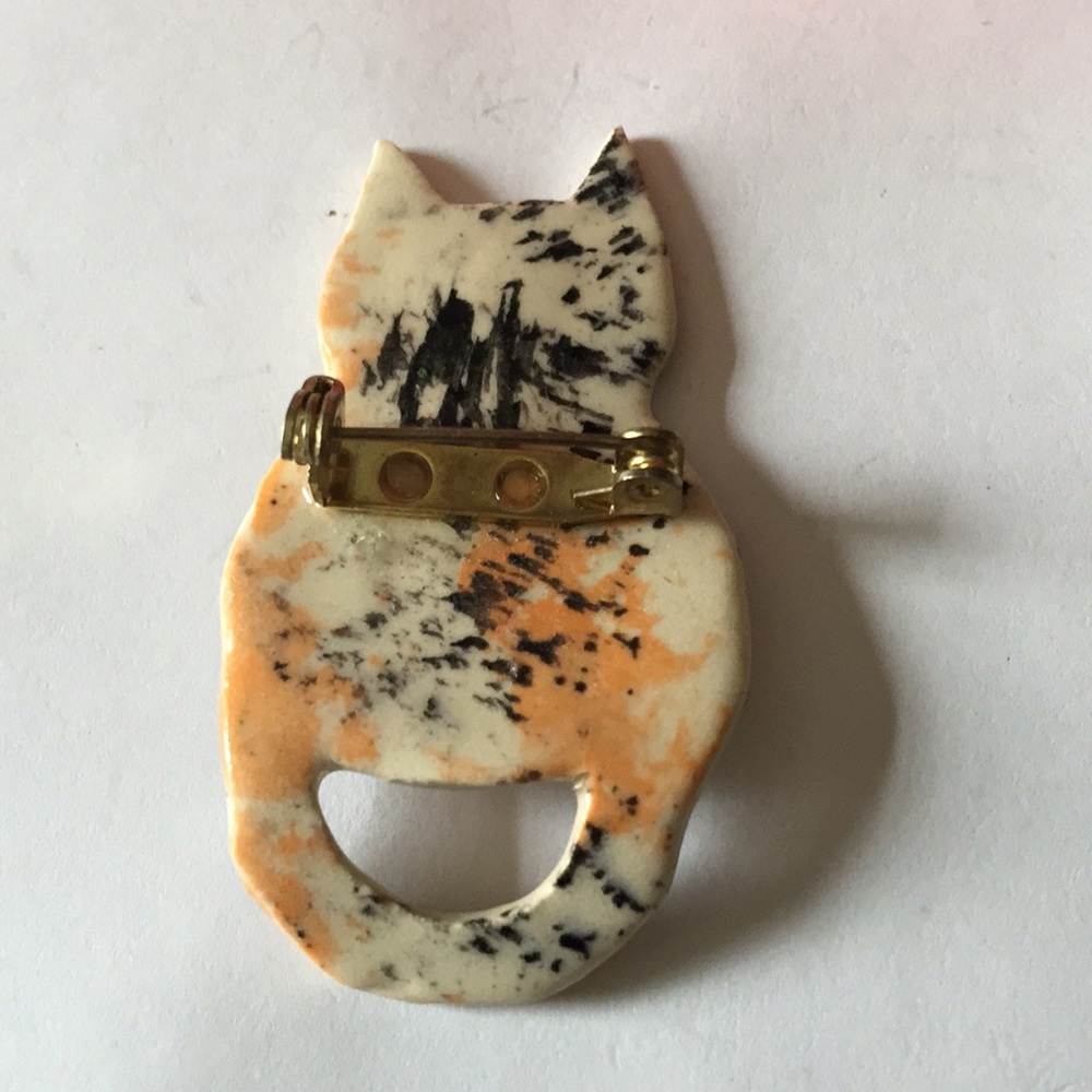 Cat brooch - Picture 2 of 3